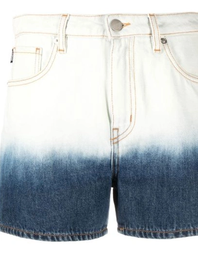 Love Women shorts denim Moschino ombre-effect 0324